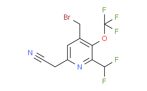 AM143914 | 1805234-57-4 | 4-(Bromomethyl)-2-(difluoromethyl)-3-(trifluoromethoxy)pyridine-6-acetonitrile