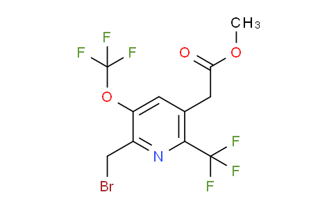AM143915 | 1805297-02-2 | Methyl 2-(bromomethyl)-3-(trifluoromethoxy)-6-(trifluoromethyl)pyridine-5-acetate