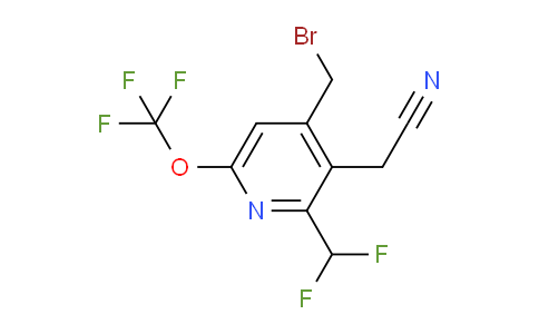 AM143917 | 1804624-42-7 | 4-(Bromomethyl)-2-(difluoromethyl)-6-(trifluoromethoxy)pyridine-3-acetonitrile
