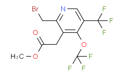 AM143918 | 1804876-34-3 | Methyl 2-(bromomethyl)-4-(trifluoromethoxy)-5-(trifluoromethyl)pyridine-3-acetate