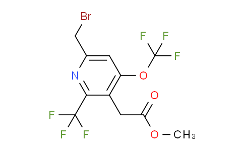AM143919 | 1806757-51-6 | Methyl 6-(bromomethyl)-4-(trifluoromethoxy)-2-(trifluoromethyl)pyridine-3-acetate