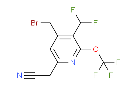 AM143921 | 1804673-78-6 | 4-(Bromomethyl)-3-(difluoromethyl)-2-(trifluoromethoxy)pyridine-6-acetonitrile