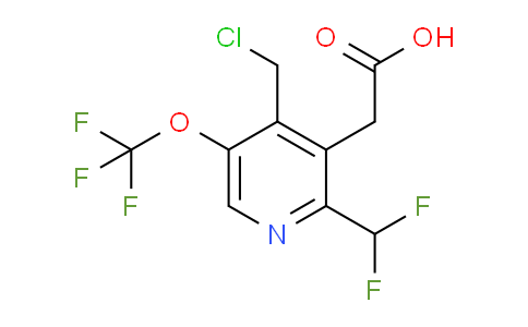 AM143928 | 1806769-93-6 | 4-(Chloromethyl)-2-(difluoromethyl)-5-(trifluoromethoxy)pyridine-3-acetic acid