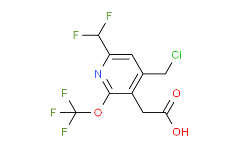 AM143930 | 1805313-24-9 | 4-(Chloromethyl)-6-(difluoromethyl)-2-(trifluoromethoxy)pyridine-3-acetic acid