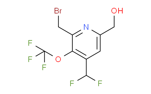 AM143932 | 1804876-99-0 | 2-(Bromomethyl)-4-(difluoromethyl)-3-(trifluoromethoxy)pyridine-6-methanol