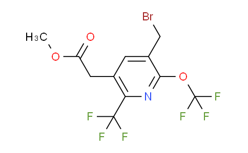 Methyl 3-(bromomethyl)-2-(trifluoromethoxy)-6-(trifluoromethyl)pyridine-5-acetate