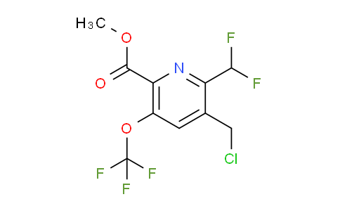 Methyl 3-(chloromethyl)-2-(difluoromethyl)-5-(trifluoromethoxy)pyridine-6-carboxylate