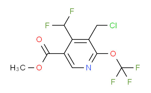 Methyl 3-(chloromethyl)-4-(difluoromethyl)-2-(trifluoromethoxy)pyridine-5-carboxylate