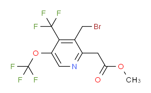 AM143946 | 1805233-59-3 | Methyl 3-(bromomethyl)-5-(trifluoromethoxy)-4-(trifluoromethyl)pyridine-2-acetate