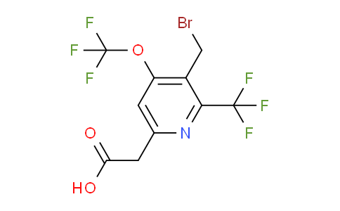 AM143962 | 1806777-28-5 | 3-(Bromomethyl)-4-(trifluoromethoxy)-2-(trifluoromethyl)pyridine-6-acetic acid