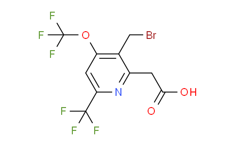 AM143963 | 1806170-18-2 | 3-(Bromomethyl)-4-(trifluoromethoxy)-6-(trifluoromethyl)pyridine-2-acetic acid