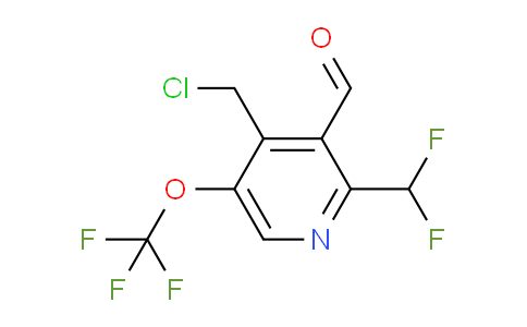 AM143965 | 1805307-34-9 | 4-(Chloromethyl)-2-(difluoromethyl)-5-(trifluoromethoxy)pyridine-3-carboxaldehyde