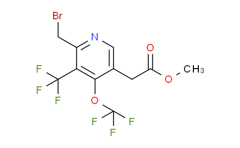 AM143966 | 1804441-82-4 | Methyl 2-(bromomethyl)-4-(trifluoromethoxy)-3-(trifluoromethyl)pyridine-5-acetate