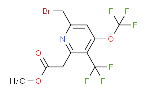 AM143969 | 1805297-07-7 | Methyl 6-(bromomethyl)-4-(trifluoromethoxy)-3-(trifluoromethyl)pyridine-2-acetate