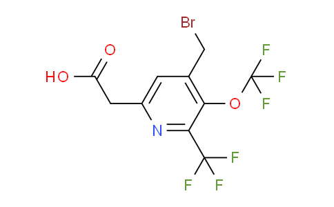 AM143972 | 1805165-64-3 | 4-(Bromomethyl)-3-(trifluoromethoxy)-2-(trifluoromethyl)pyridine-6-acetic acid