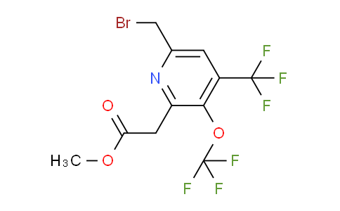 AM143975 | 1805165-83-6 | Methyl 6-(bromomethyl)-3-(trifluoromethoxy)-4-(trifluoromethyl)pyridine-2-acetate