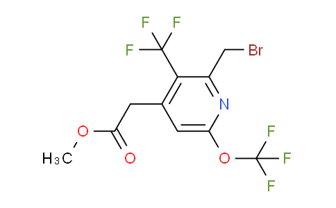 AM143977 | 1806757-60-7 | Methyl 2-(bromomethyl)-6-(trifluoromethoxy)-3-(trifluoromethyl)pyridine-4-acetate