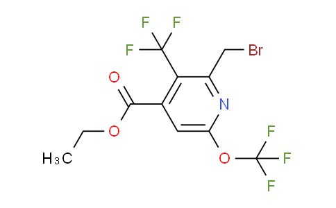 AM143980 | 1806185-83-0 | Ethyl 2-(bromomethyl)-6-(trifluoromethoxy)-3-(trifluoromethyl)pyridine-4-carboxylate