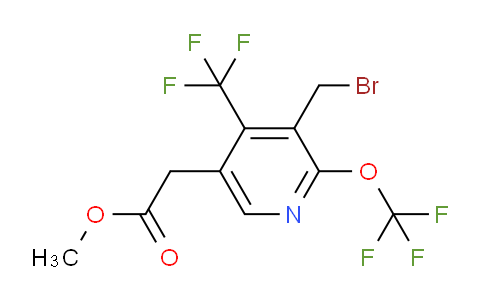 AM143983 | 1804691-12-0 | Methyl 3-(bromomethyl)-2-(trifluoromethoxy)-4-(trifluoromethyl)pyridine-5-acetate