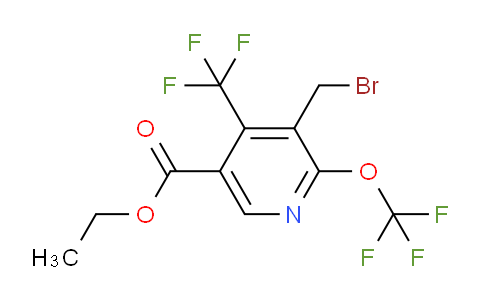 AM143985 | 1805016-17-4 | Ethyl 3-(bromomethyl)-2-(trifluoromethoxy)-4-(trifluoromethyl)pyridine-5-carboxylate
