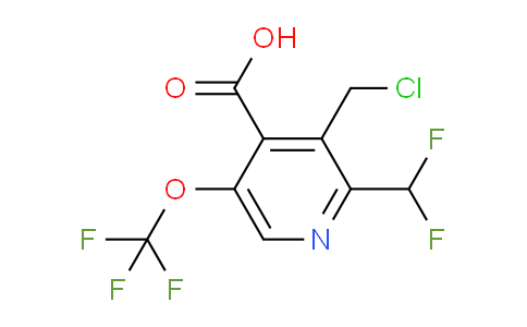 AM143989 | 1805953-52-9 | 3-(Chloromethyl)-2-(difluoromethyl)-5-(trifluoromethoxy)pyridine-4-carboxylic acid