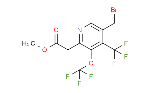 AM143991 | 1806778-06-2 | Methyl 5-(bromomethyl)-3-(trifluoromethoxy)-4-(trifluoromethyl)pyridine-2-acetate