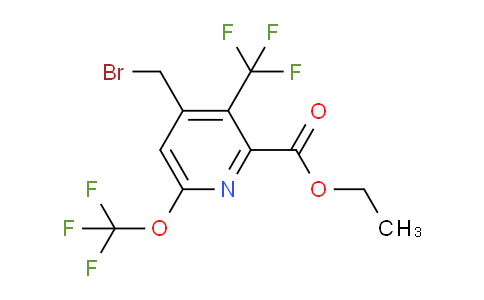 AM143992 | 1805033-62-8 | Ethyl 4-(bromomethyl)-6-(trifluoromethoxy)-3-(trifluoromethyl)pyridine-2-carboxylate