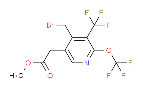 AM143993 | 1805289-27-3 | Methyl 4-(bromomethyl)-2-(trifluoromethoxy)-3-(trifluoromethyl)pyridine-5-acetate