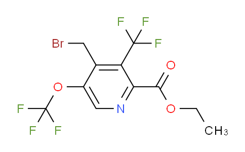 AM143998 | 1806185-94-3 | Ethyl 4-(bromomethyl)-5-(trifluoromethoxy)-3-(trifluoromethyl)pyridine-2-carboxylate