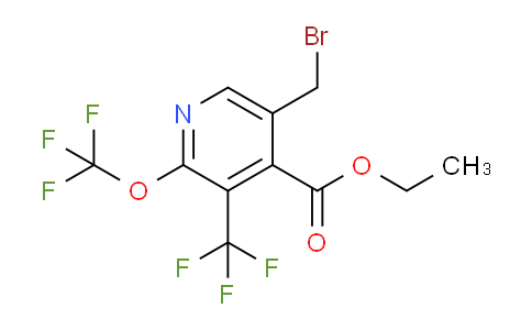 AM143999 | 1805295-90-2 | Ethyl 5-(bromomethyl)-2-(trifluoromethoxy)-3-(trifluoromethyl)pyridine-4-carboxylate