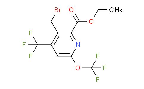 AM144001 | 1805165-40-5 | Ethyl 3-(bromomethyl)-6-(trifluoromethoxy)-4-(trifluoromethyl)pyridine-2-carboxylate