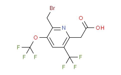 AM144004 | 1805296-05-2 | 2-(Bromomethyl)-3-(trifluoromethoxy)-5-(trifluoromethyl)pyridine-6-acetic acid