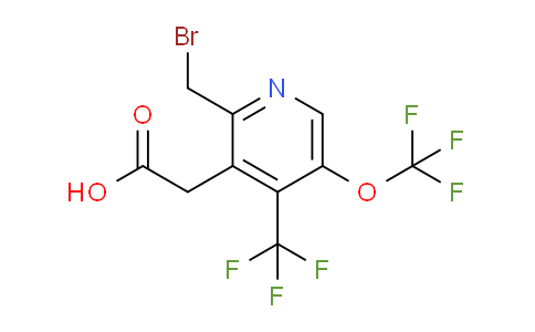 AM144006 | 1805296-47-2 | 2-(Bromomethyl)-5-(trifluoromethoxy)-4-(trifluoromethyl)pyridine-3-acetic acid