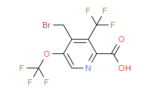 AM144018 | 1804440-80-9 | 4-(Bromomethyl)-5-(trifluoromethoxy)-3-(trifluoromethyl)pyridine-2-carboxylic acid
