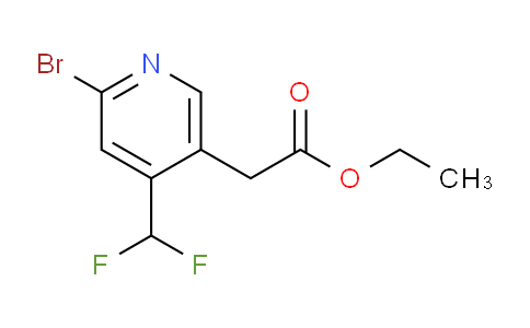 Ethyl 2-bromo-4-(difluoromethyl)pyridine-5-acetate