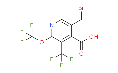 5-(Bromomethyl)-2-(trifluoromethoxy)-3-(trifluoromethyl)pyridine-4-carboxylic acid