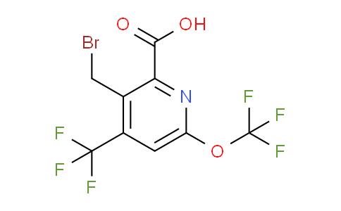 3-(Bromomethyl)-6-(trifluoromethoxy)-4-(trifluoromethyl)pyridine-2-carboxylic acid