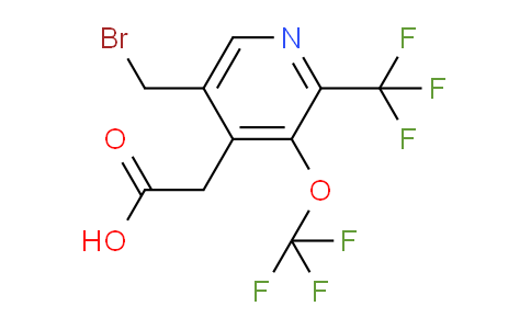 AM144034 | 1806170-19-3 | 5-(Bromomethyl)-3-(trifluoromethoxy)-2-(trifluoromethyl)pyridine-4-acetic acid