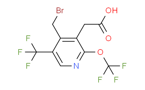 AM144037 | 1805296-78-9 | 4-(Bromomethyl)-2-(trifluoromethoxy)-5-(trifluoromethyl)pyridine-3-acetic acid