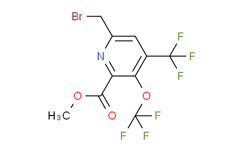 AM144039 | 1804007-77-9 | Methyl 6-(bromomethyl)-3-(trifluoromethoxy)-4-(trifluoromethyl)pyridine-2-carboxylate