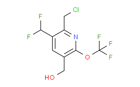 2-(Chloromethyl)-3-(difluoromethyl)-6-(trifluoromethoxy)pyridine-5-methanol