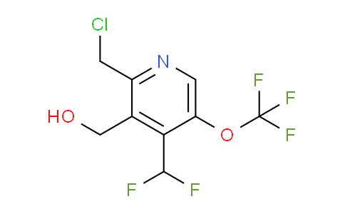 2-(Chloromethyl)-4-(difluoromethyl)-5-(trifluoromethoxy)pyridine-3-methanol