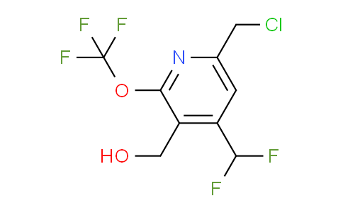 6-(Chloromethyl)-4-(difluoromethyl)-2-(trifluoromethoxy)pyridine-3-methanol