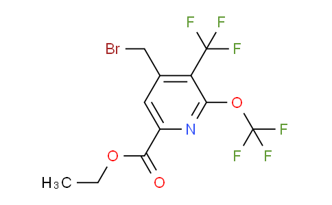 Ethyl 4-(bromomethyl)-2-(trifluoromethoxy)-3-(trifluoromethyl)pyridine-6-carboxylate