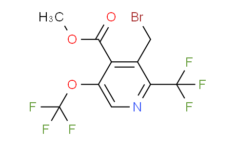AM144064 | 1806170-08-0 | Methyl 3-(bromomethyl)-5-(trifluoromethoxy)-2-(trifluoromethyl)pyridine-4-carboxylate