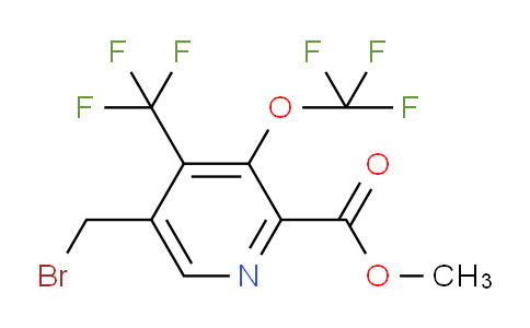 AM144066 | 1804672-36-3 | Methyl 5-(bromomethyl)-3-(trifluoromethoxy)-4-(trifluoromethyl)pyridine-2-carboxylate