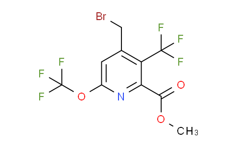 AM144069 | 1806776-17-9 | Methyl 4-(bromomethyl)-6-(trifluoromethoxy)-3-(trifluoromethyl)pyridine-2-carboxylate