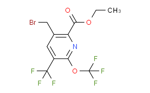 AM144073 | 1806762-83-3 | Ethyl 5-(bromomethyl)-2-(trifluoromethoxy)-3-(trifluoromethyl)pyridine-6-carboxylate