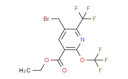 AM144075 | 1806777-09-2 | Ethyl 3-(bromomethyl)-6-(trifluoromethoxy)-2-(trifluoromethyl)pyridine-5-carboxylate