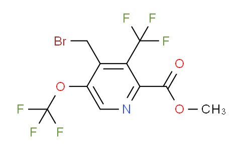 AM144077 | 1805291-51-3 | Methyl 4-(bromomethyl)-5-(trifluoromethoxy)-3-(trifluoromethyl)pyridine-2-carboxylate